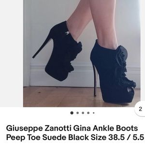 Giuseppe Zanotti Gina Ankle boots 38/5-39